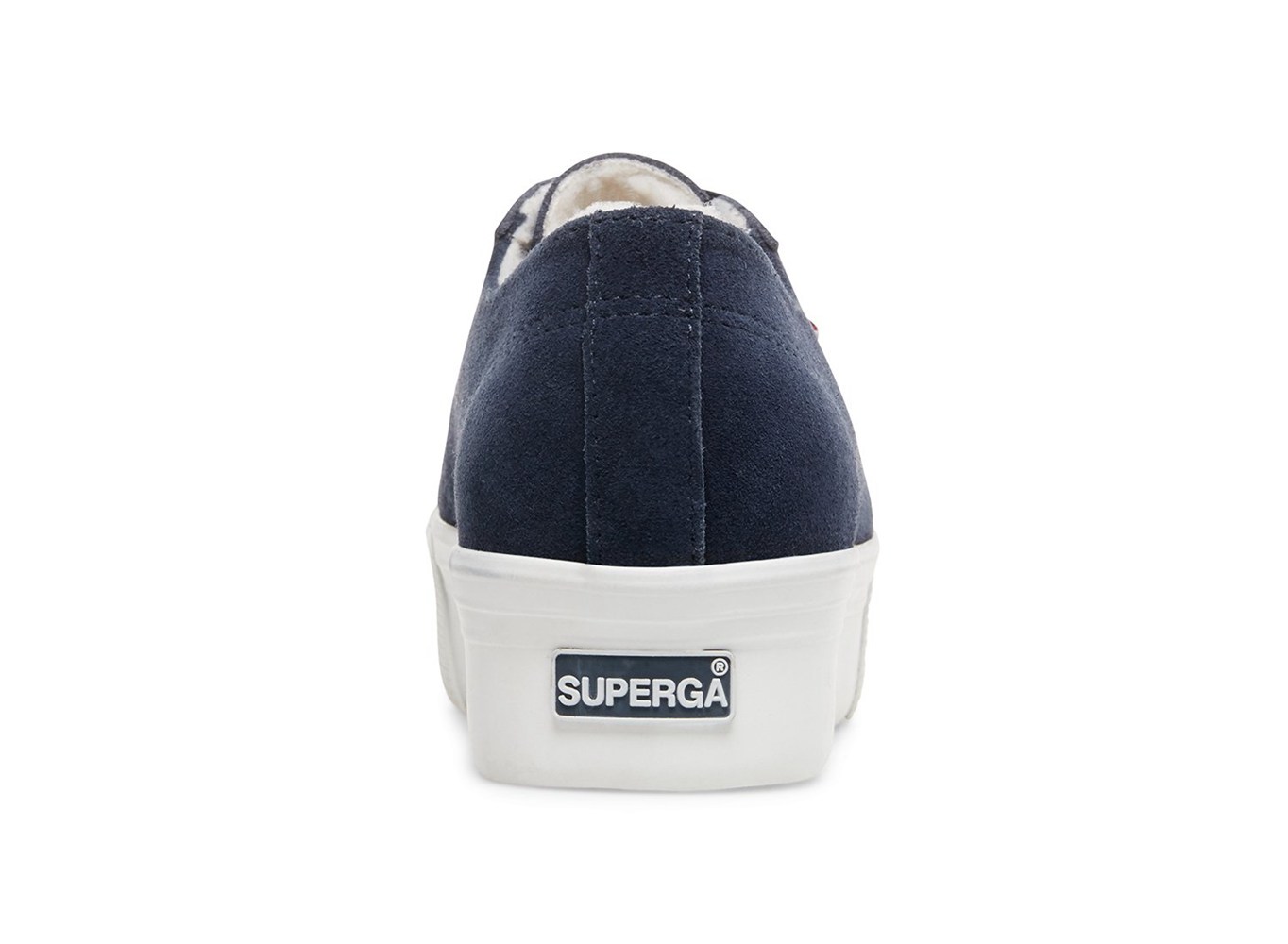 Superga Platform Womens - 2790 Suehairyfurw - Navy - LRHPN7012